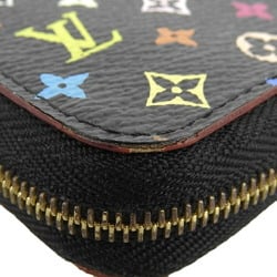 Louis Vuitton LOUIS VUITTON Monogram Multicolor Zippy Coin Purse M93740 Case Noir