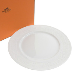 Hermes Aegean Plate, White, approx. 27.5cm