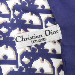 Christian Dior Trotter Scarf for Women, Silk, Navy