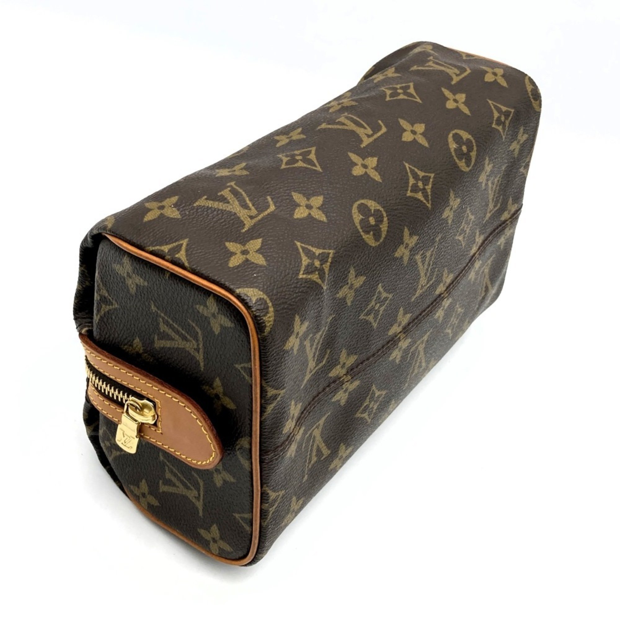 LOUIS VUITTON M47636 Truss Pad Pression Pouch Brown Monogram Canvas Men's Women's