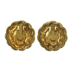 CHANEL Chanel Mabe pearl earrings, gold plated, large, round design, for women