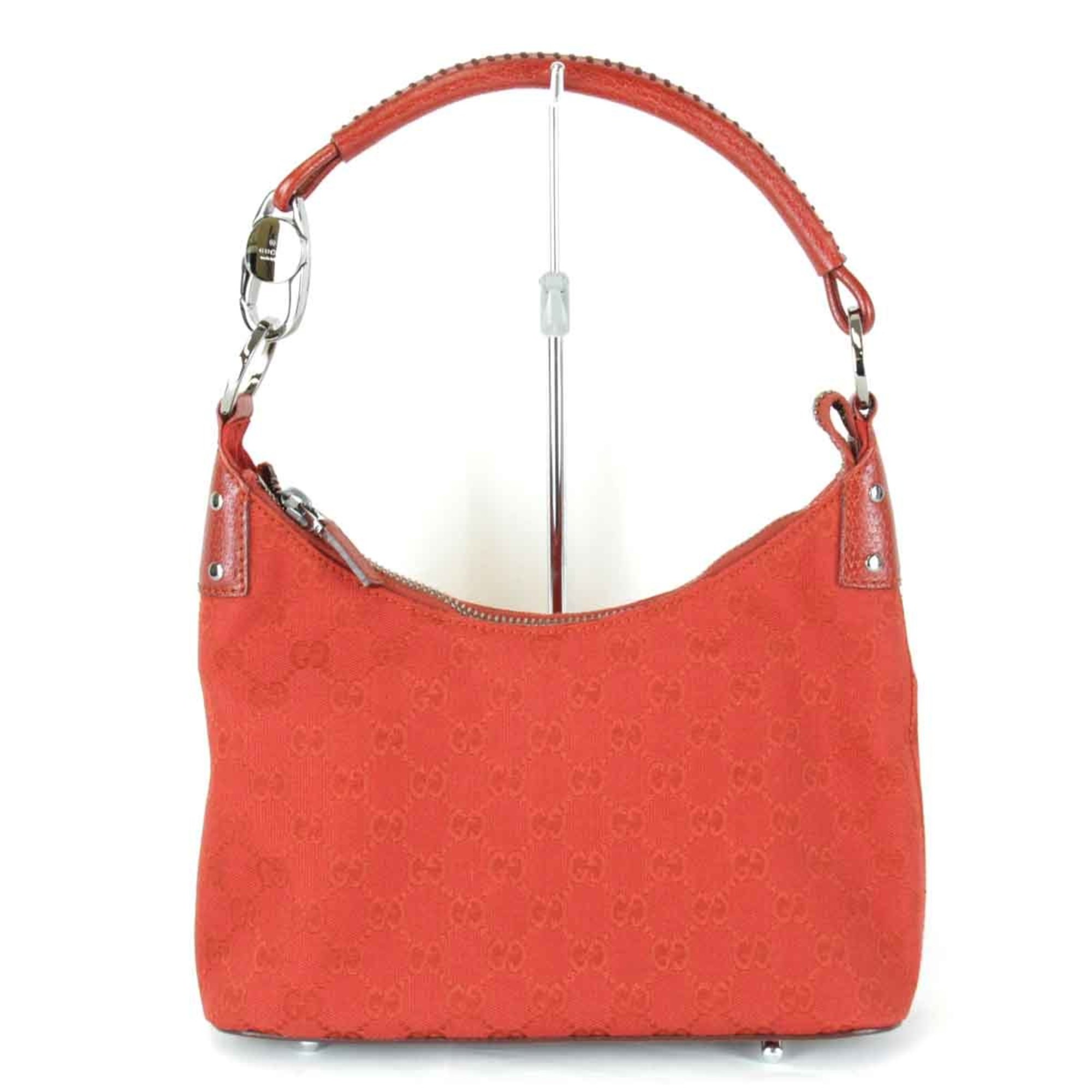 GUCCI Gucci Bag 115002 3444 Shoulder GG Canvas Red Women's