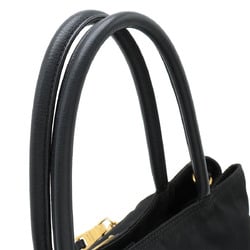 PRADA Prada Tote Bag Handbag Shoulder Nylon Leather NERO Black BN1825