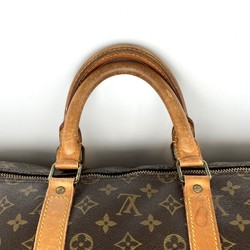 LOUIS VUITTON M41414 Keepall Bandouliere 55 Boston Bag 2way Brown Monogram Women's Men's