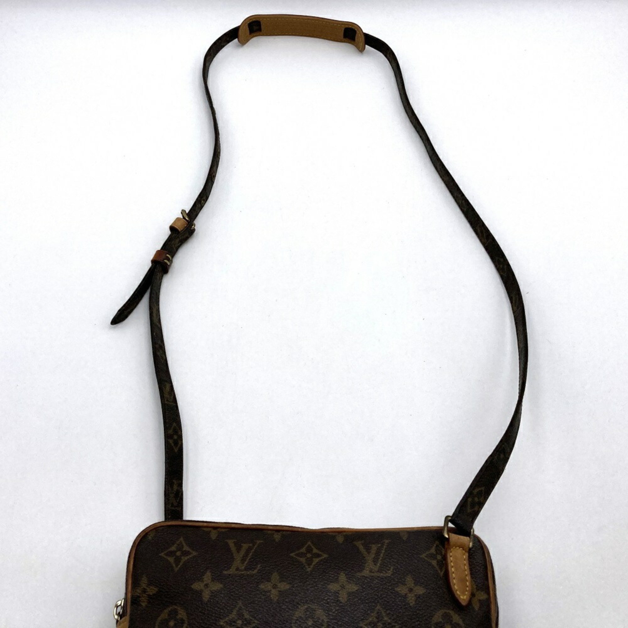 LOUIS VUITTON M51828 Pochette Marly Bandouliere Shoulder Bag Brown Monogram