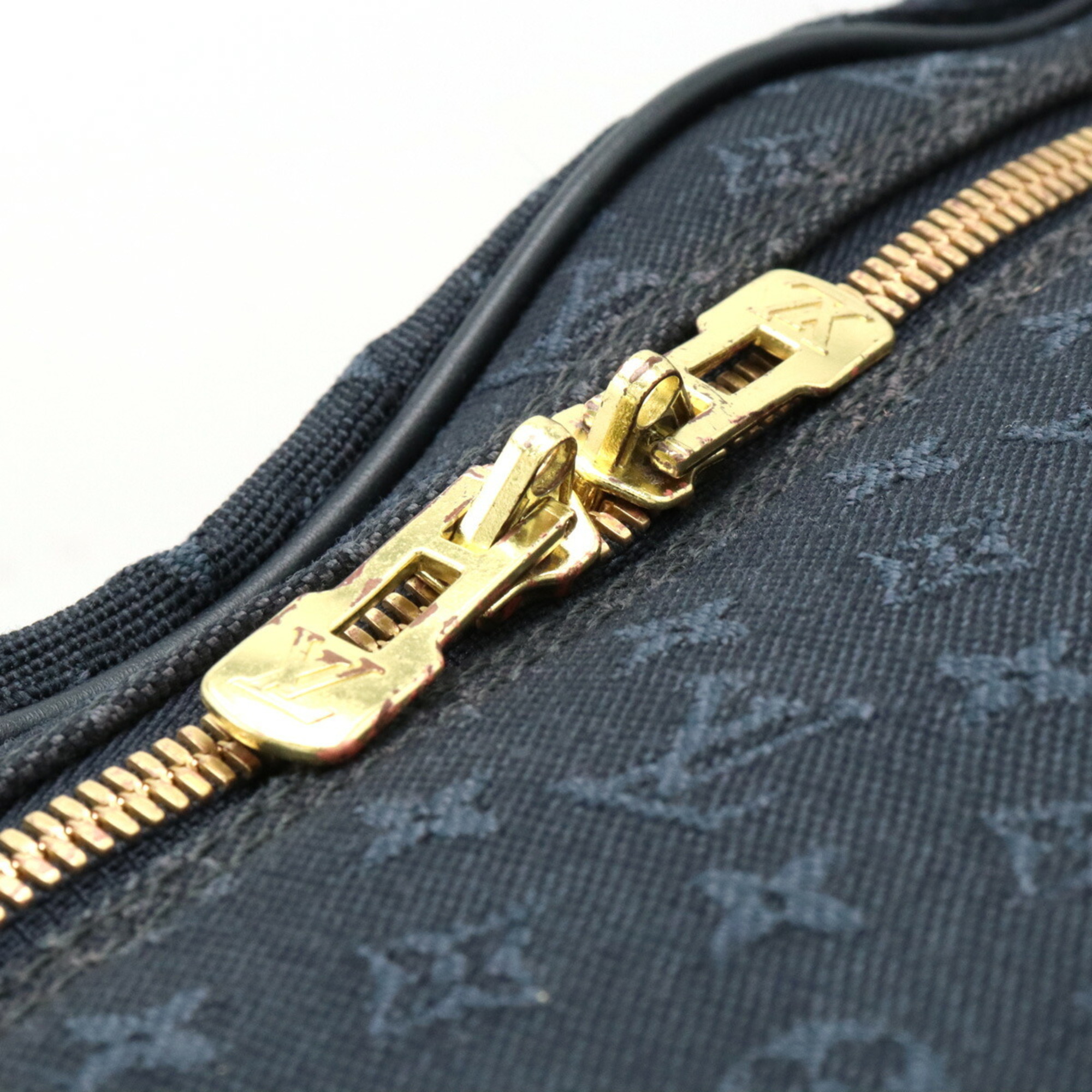 LOUIS VUITTON Louis Vuitton Monogram Claudine Boston Bag Travel Canvas TST Blue M42331