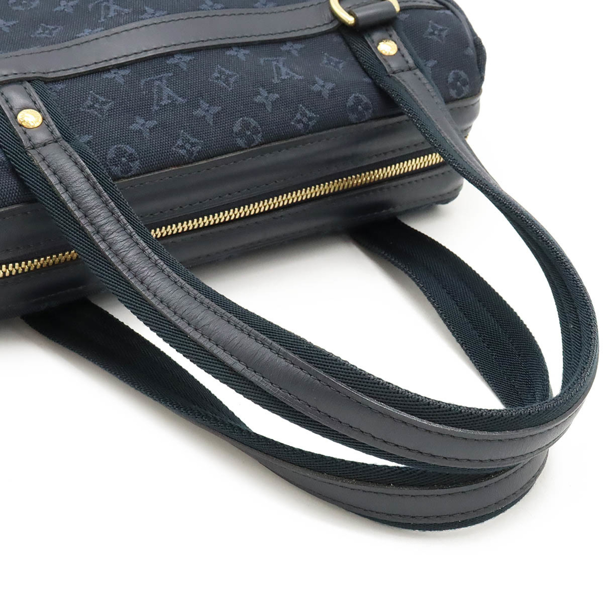 LOUIS VUITTON Louis Vuitton Monogram Josephine PM Handbag Boston Bag Canvas TST Blue Navy M92414