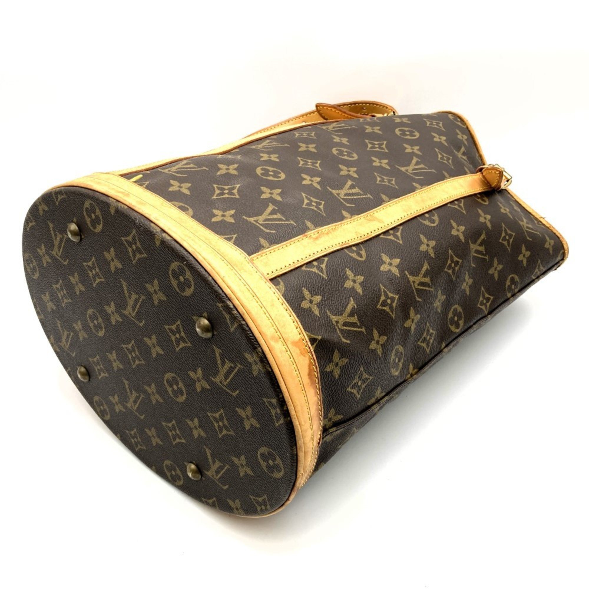 LOUIS VUITTON Louis Vuitton Bucket GM M42236 Shoulder Bag Monogram Canvas Women's