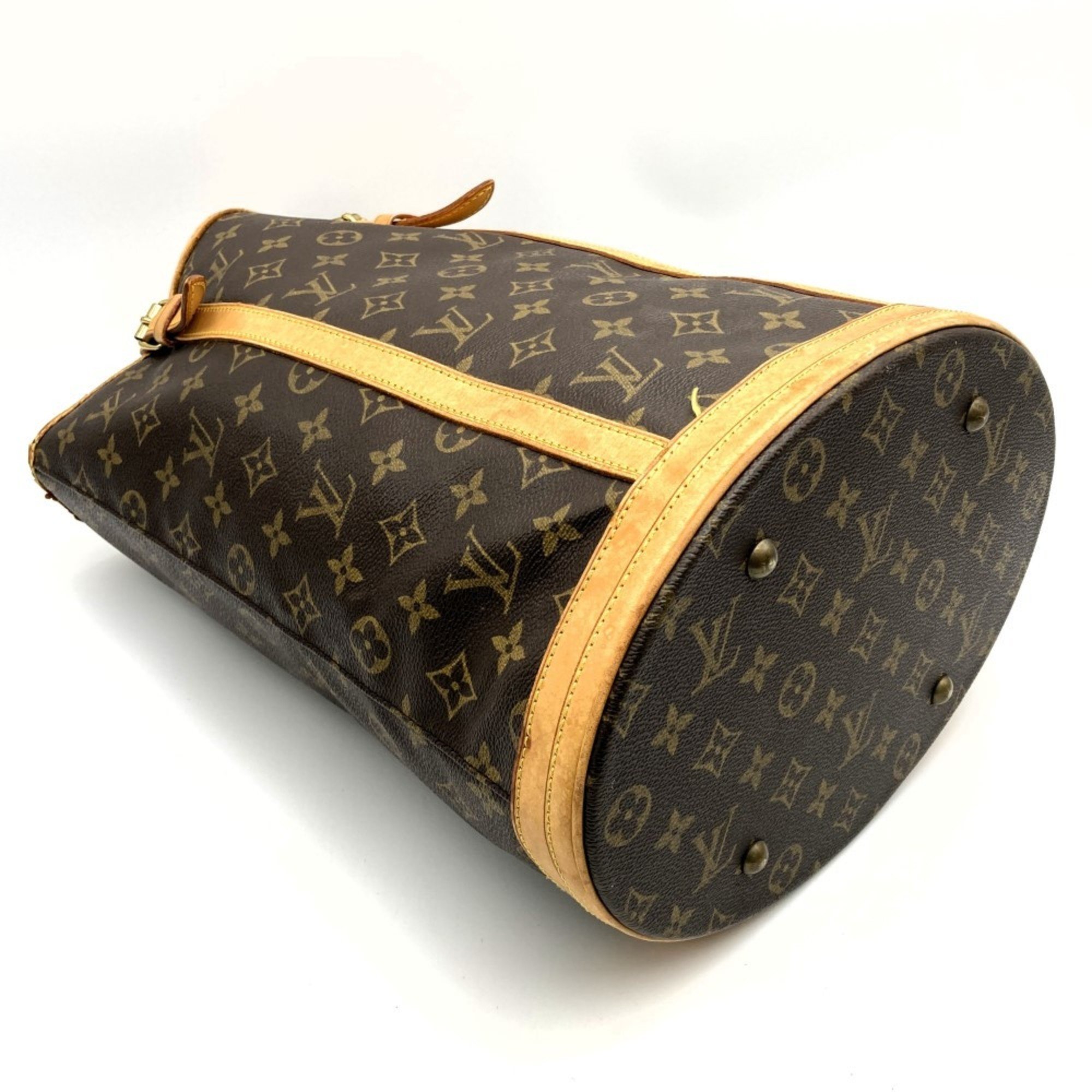 LOUIS VUITTON Louis Vuitton Bucket GM M42236 Shoulder Bag Monogram Canvas Women's