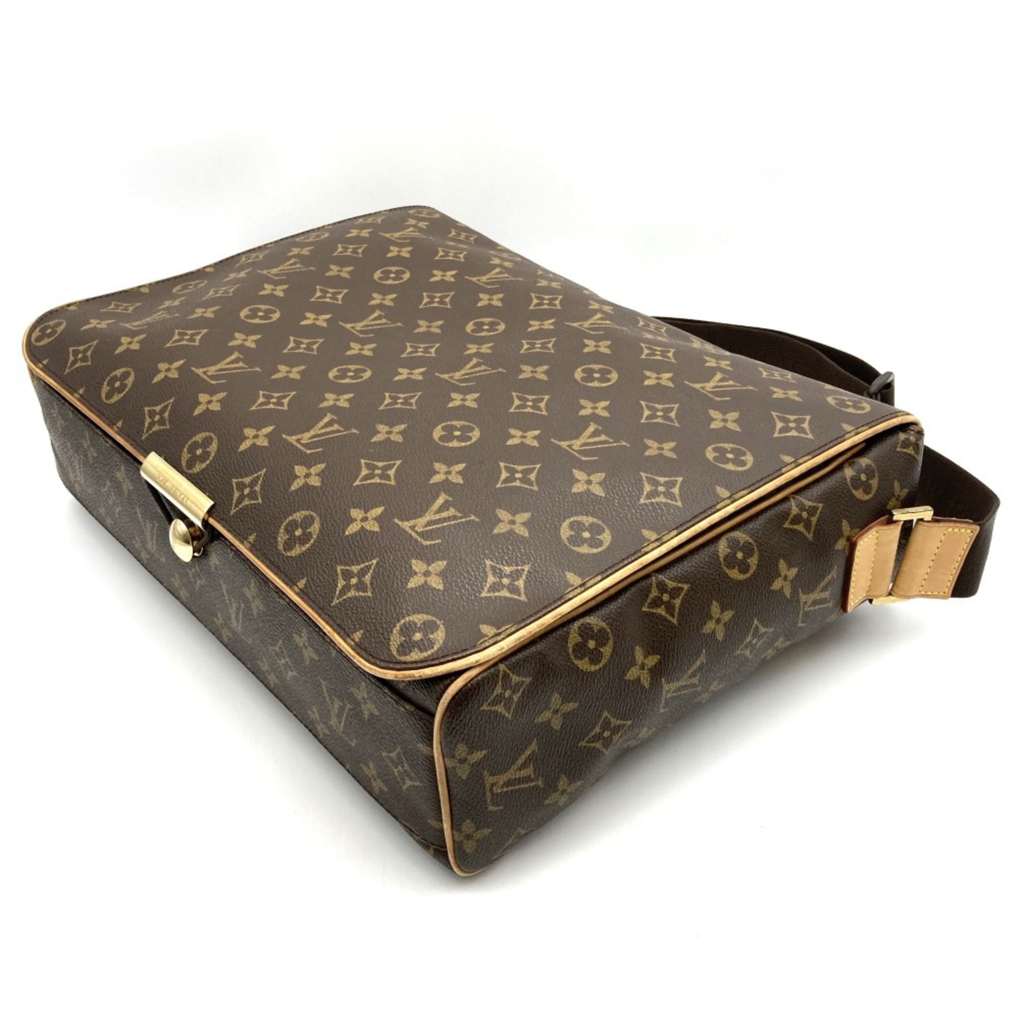 LOUIS VUITTON M45257 Abess Shoulder Bag Brown Monogram Women's Men's