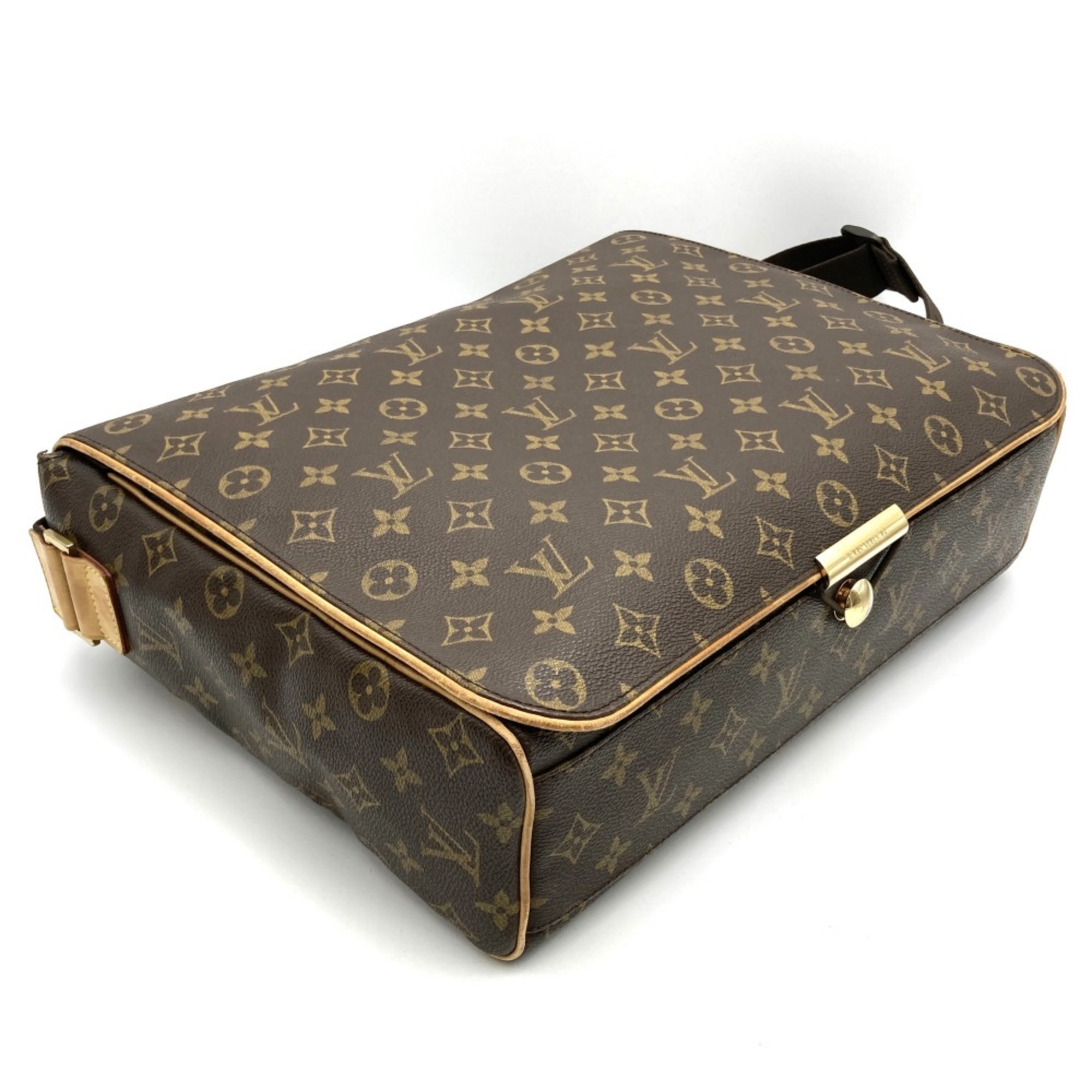 LOUIS VUITTON M45257 Abess Shoulder Bag Brown Monogram Women's Men's