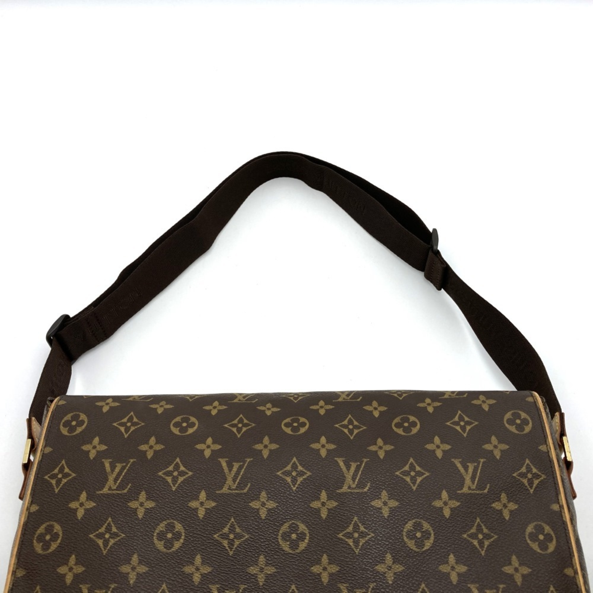 LOUIS VUITTON M45257 Abess Shoulder Bag Brown Monogram Women's Men's