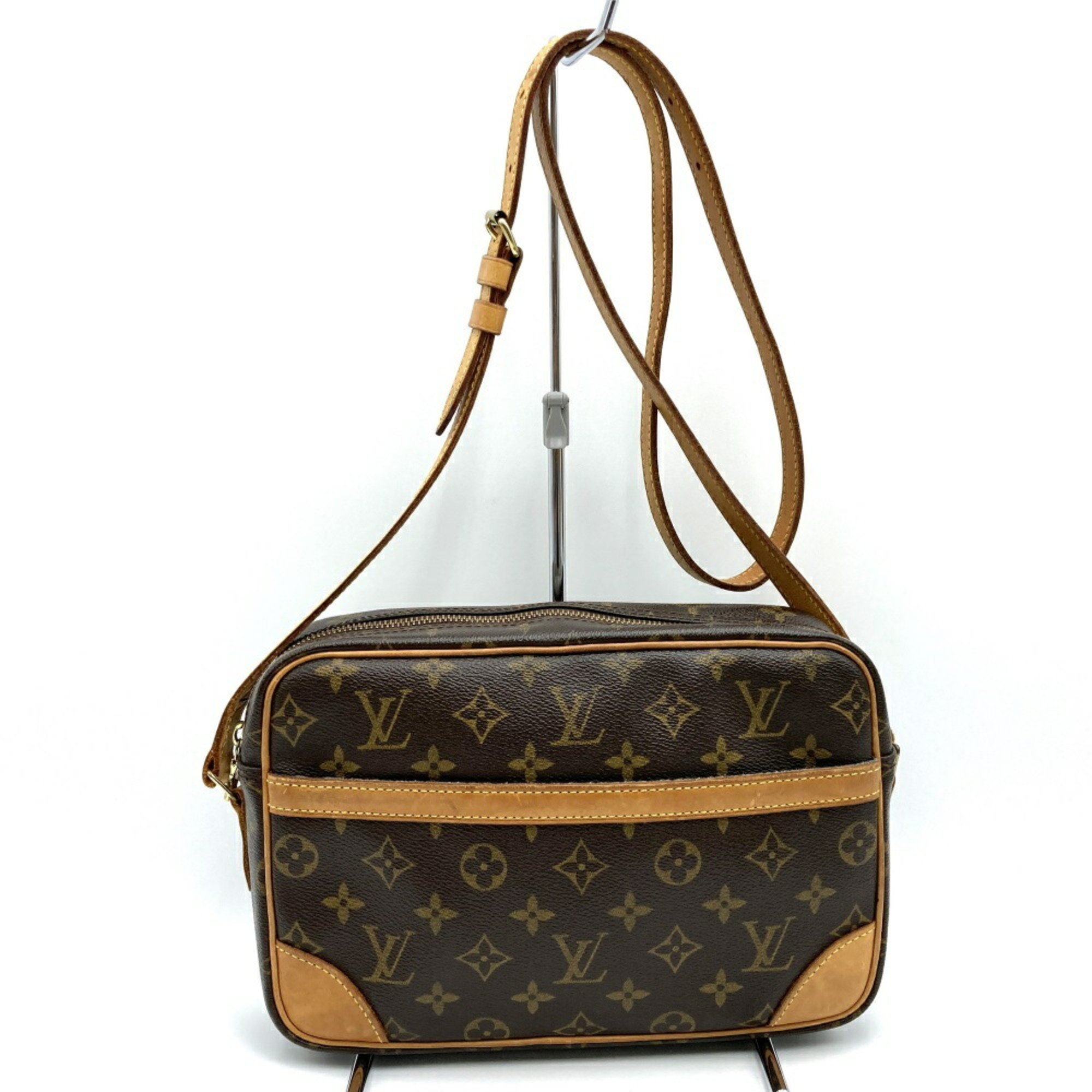 LOUIS VUITTON M51274 Trocadero PM Shoulder Bag Brown Monogram Women's