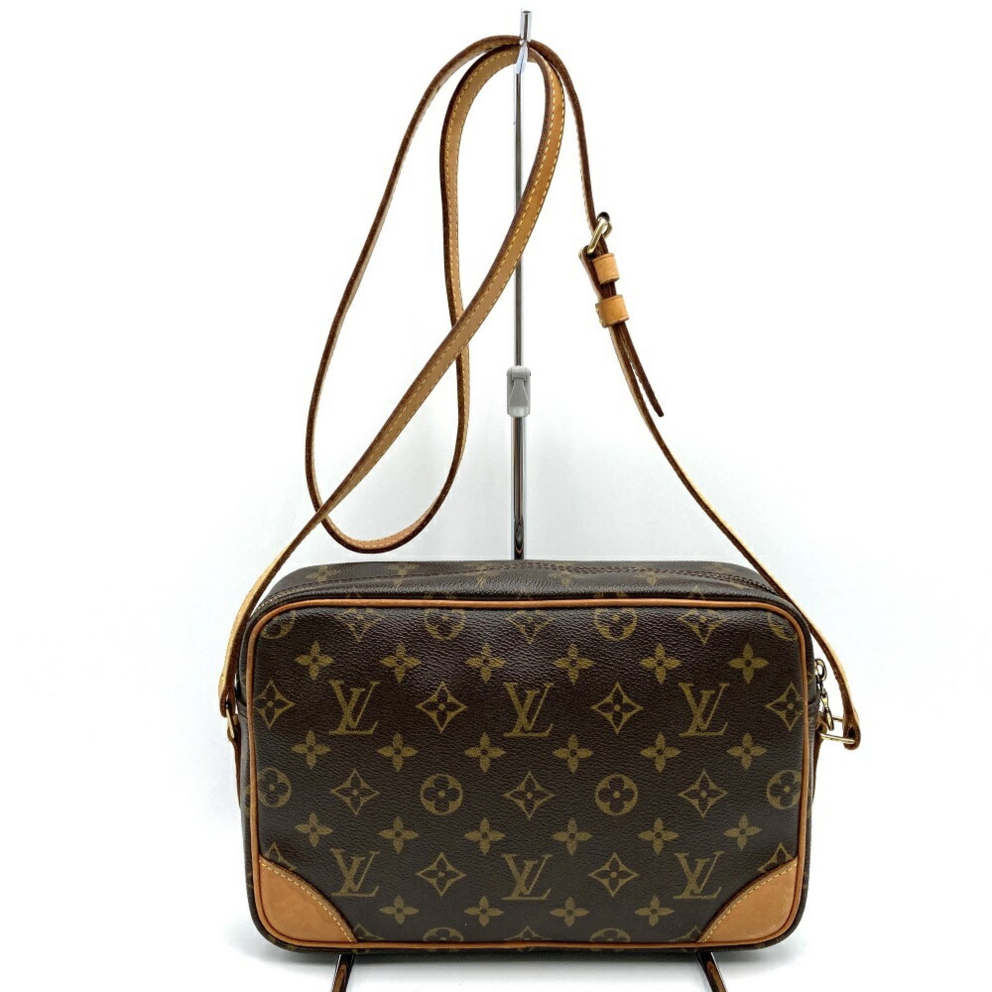 LOUIS VUITTON M51274 Trocadero PM Shoulder Bag Brown Monogram Women's