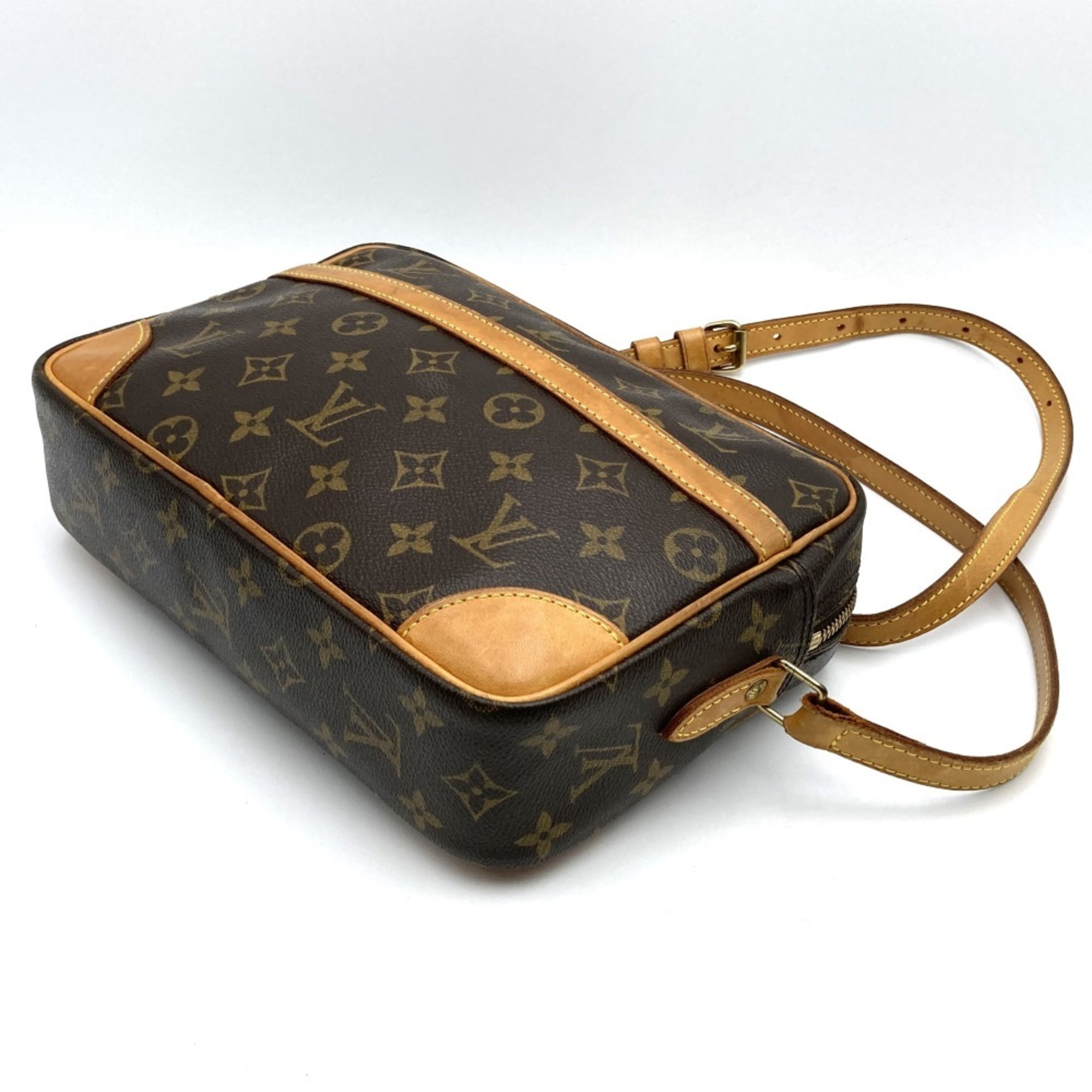 LOUIS VUITTON M51274 Trocadero PM Shoulder Bag Brown Monogram Women's