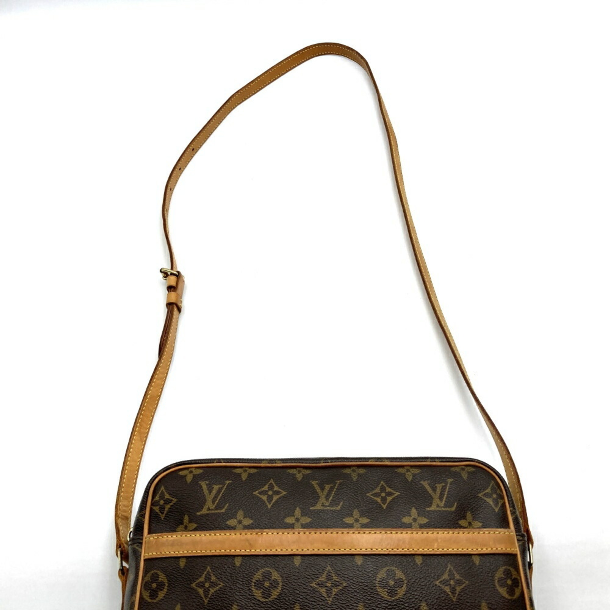 LOUIS VUITTON M51274 Trocadero PM Shoulder Bag Brown Monogram Women's