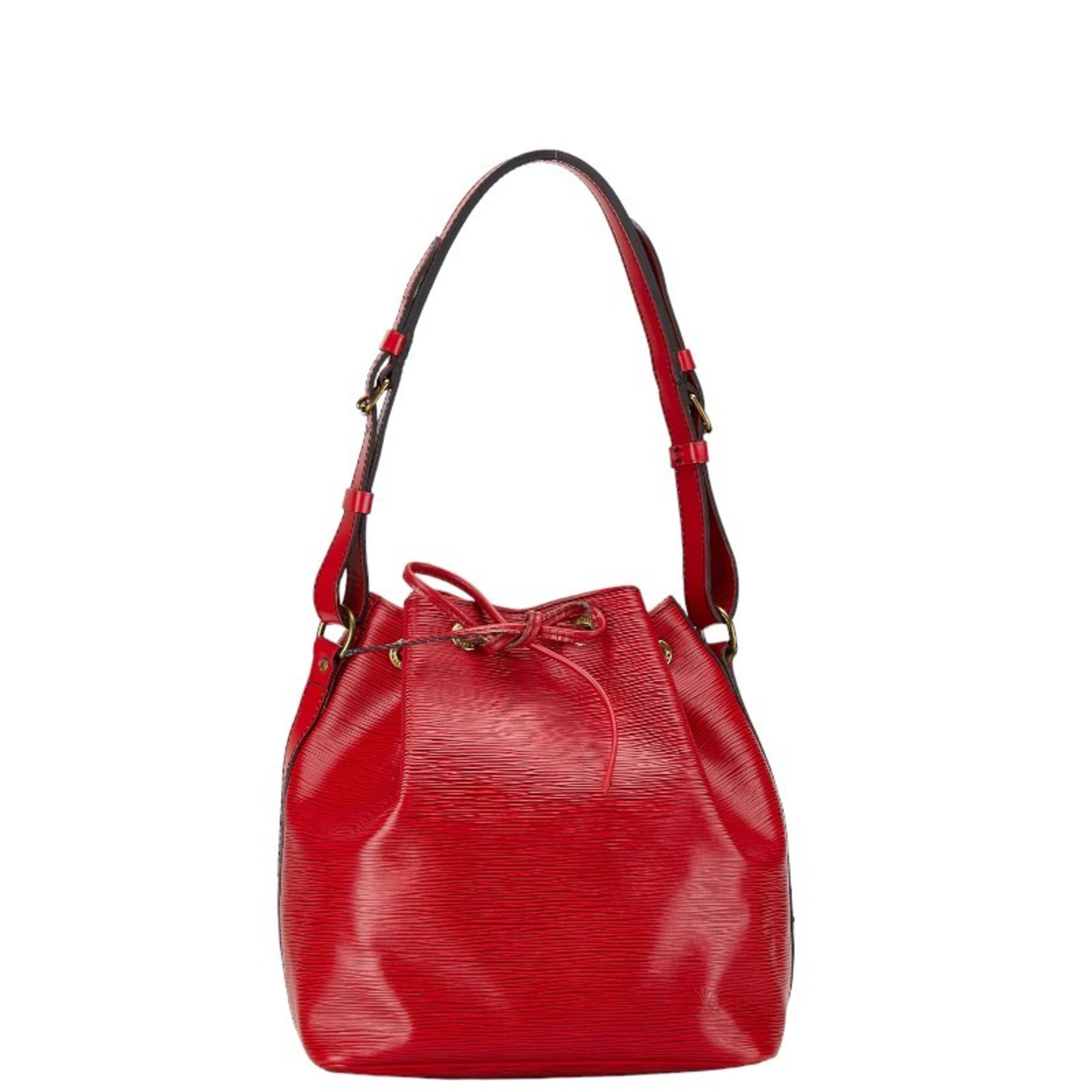 Louis Vuitton Epi Petit Noe Shoulder Bag M44107 Castilian Red Leather Women's LOUIS VUITTON