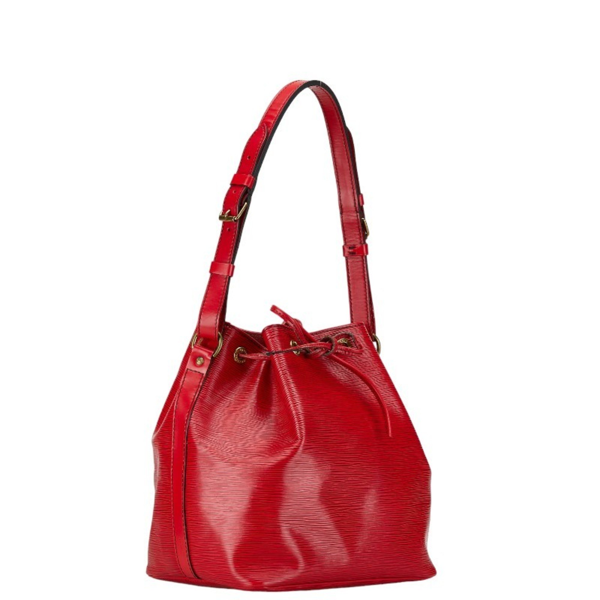 Louis Vuitton Epi Petit Noe Shoulder Bag M44107 Castilian Red Leather Women's LOUIS VUITTON