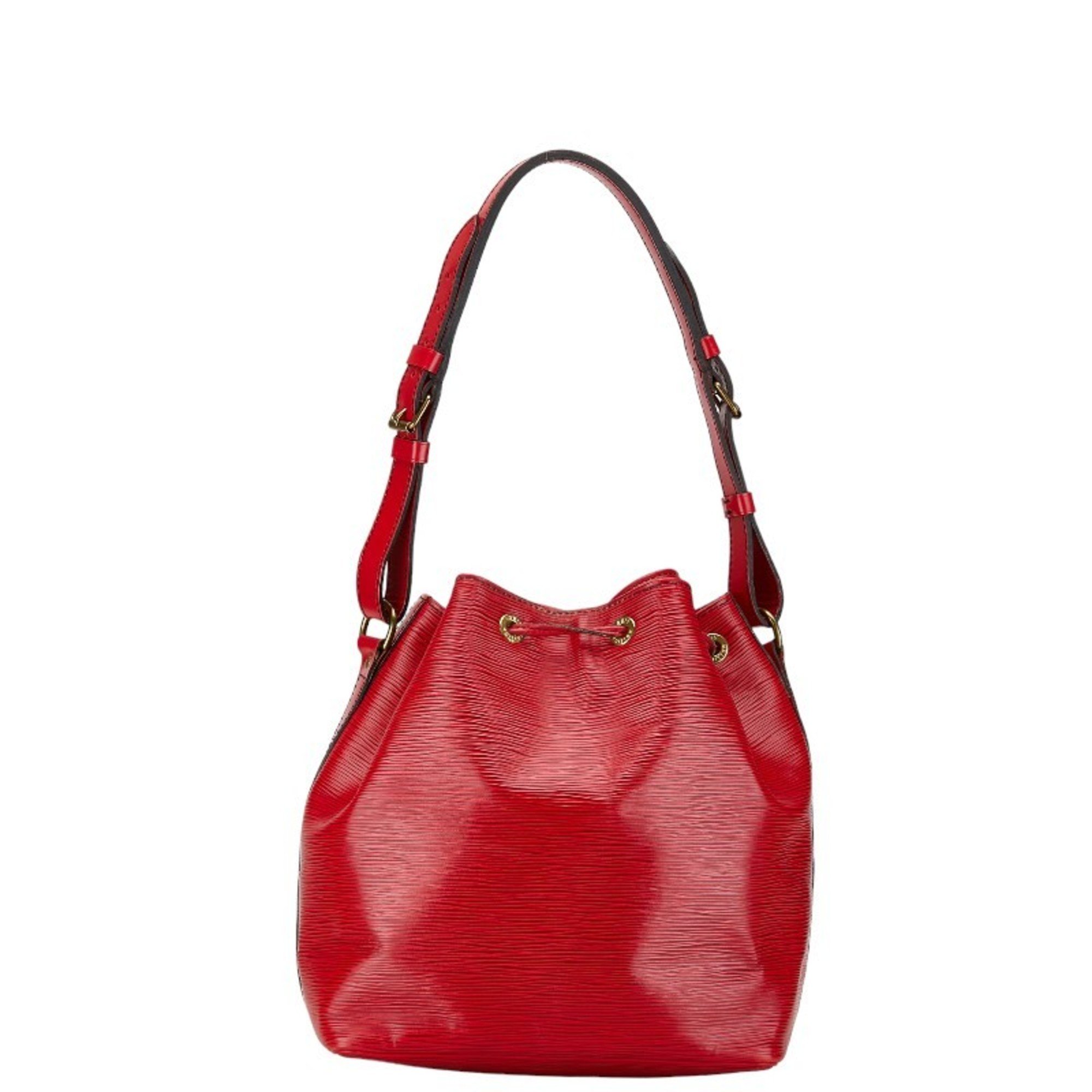 Louis Vuitton Epi Petit Noe Shoulder Bag M44107 Castilian Red Leather Women's LOUIS VUITTON