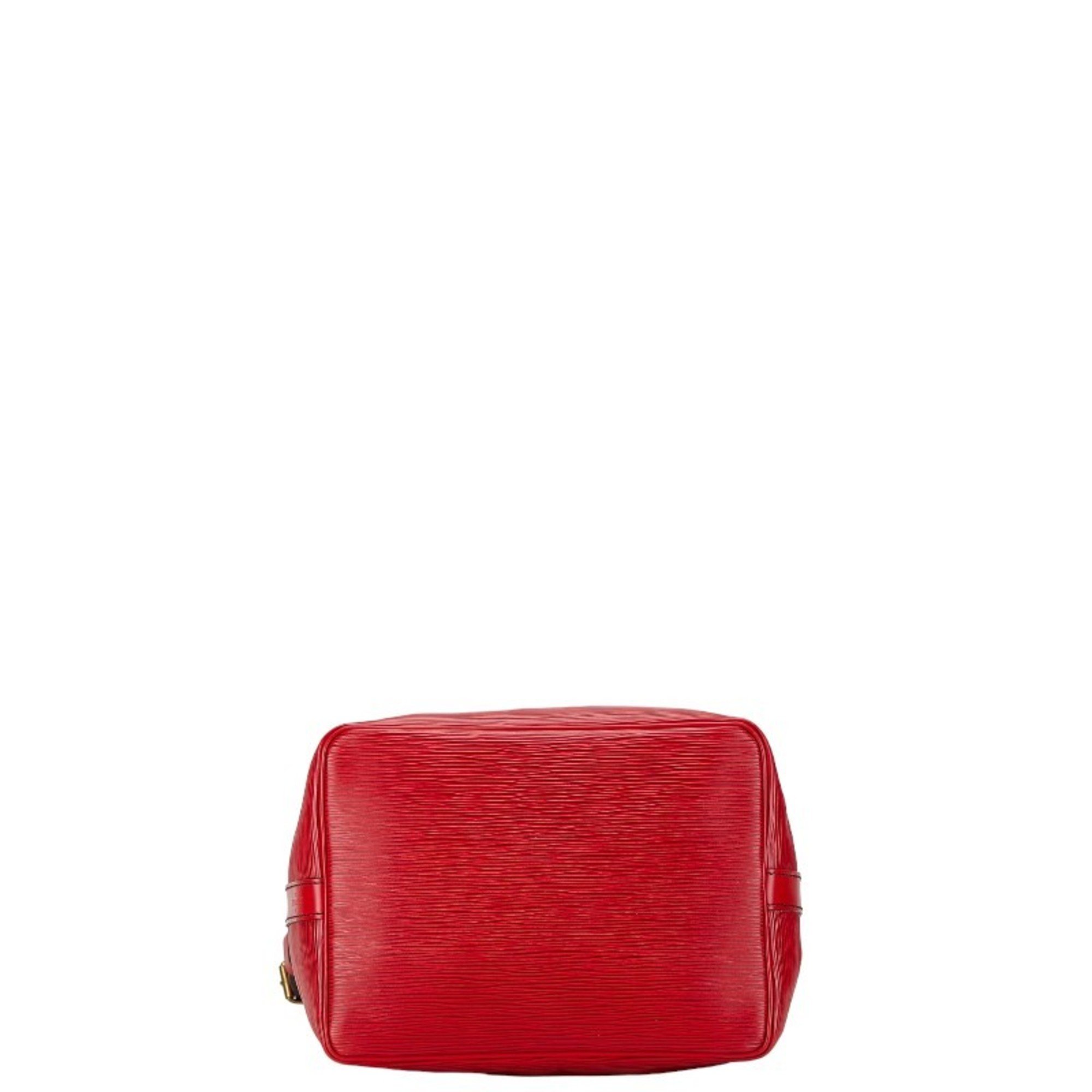 Louis Vuitton Epi Petit Noe Shoulder Bag M44107 Castilian Red Leather Women's LOUIS VUITTON