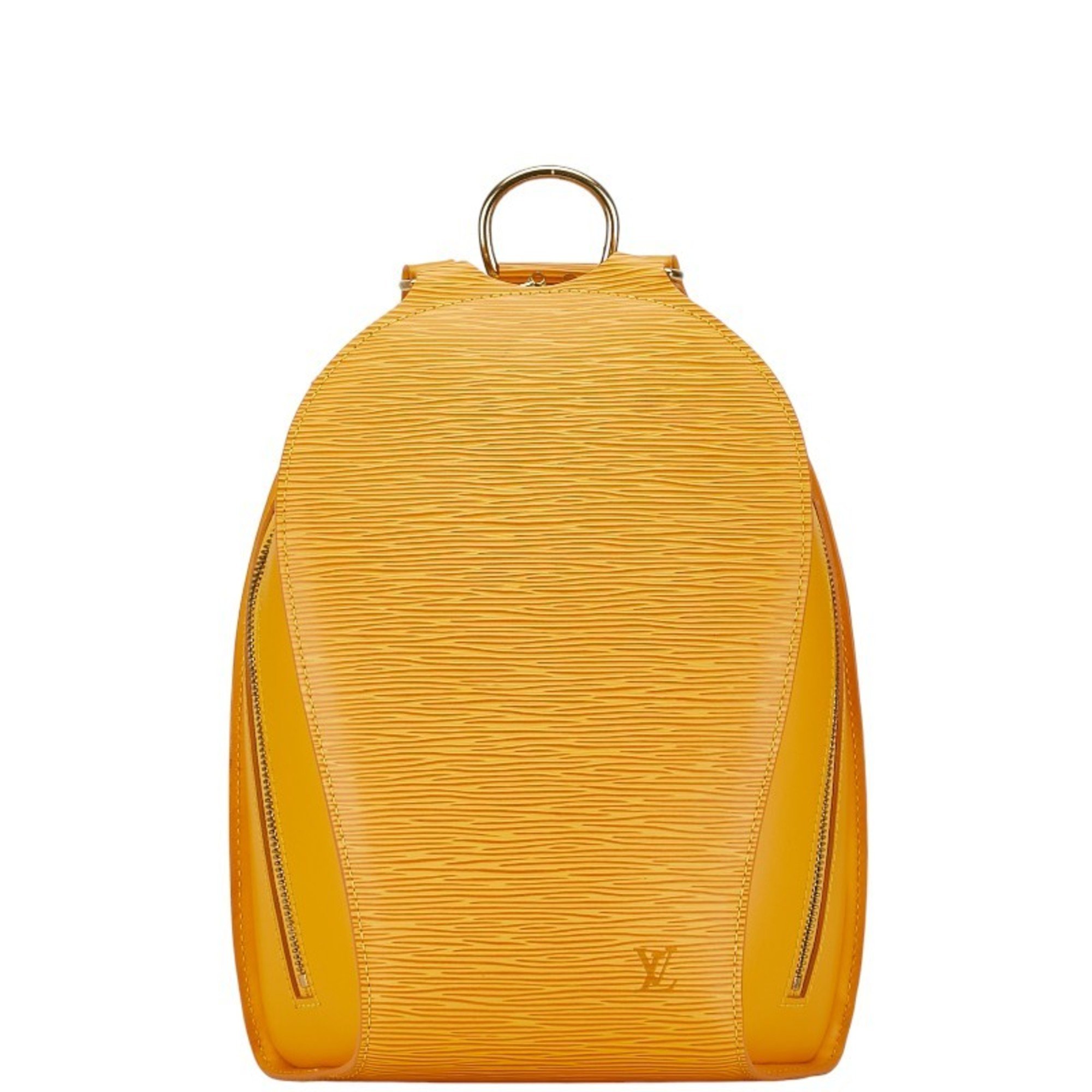 Louis Vuitton Epi Mabillon Backpack M52239 Tassili Yellow Leather Women's LOUIS VUITTON