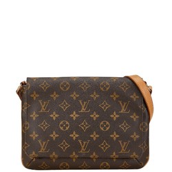 Louis Vuitton Monogram Musette Tango Short Shoulder Bag Handbag M51257 Brown PVC Leather Women's LOUIS VUITTON