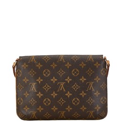 Louis Vuitton Monogram Musette Tango Short Shoulder Bag Handbag M51257 Brown PVC Leather Women's LOUIS VUITTON