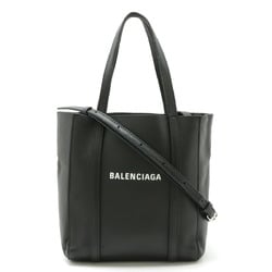 BALENCIAGA EVERYDAY Tote XXS Bag Shoulder Leather Black 551815