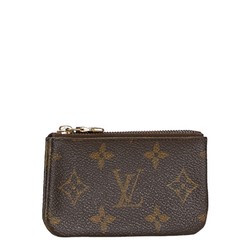 Louis Vuitton Monogram Pochette Cle Coin Case, Key Purse M62650 Brown PVC Leather Women's LOUIS VUITTON