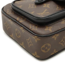 LOUIS VUITTON Louis Vuitton Monogram Macassar Christopher Wearable Wallet Shoulder Bag Leather M69404