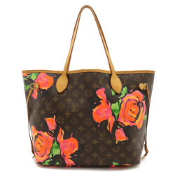 LOUIS VUITTON Louis Vuitton Monogram Rose Neverfull MM Tote Bag Shoulder Stephen Sprouse Collaboration M48613