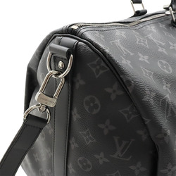 LOUIS VUITTON Louis Vuitton Monogram Eclipse Keepall Bandouliere 55 Boston Bag Travel Shoulder M40605