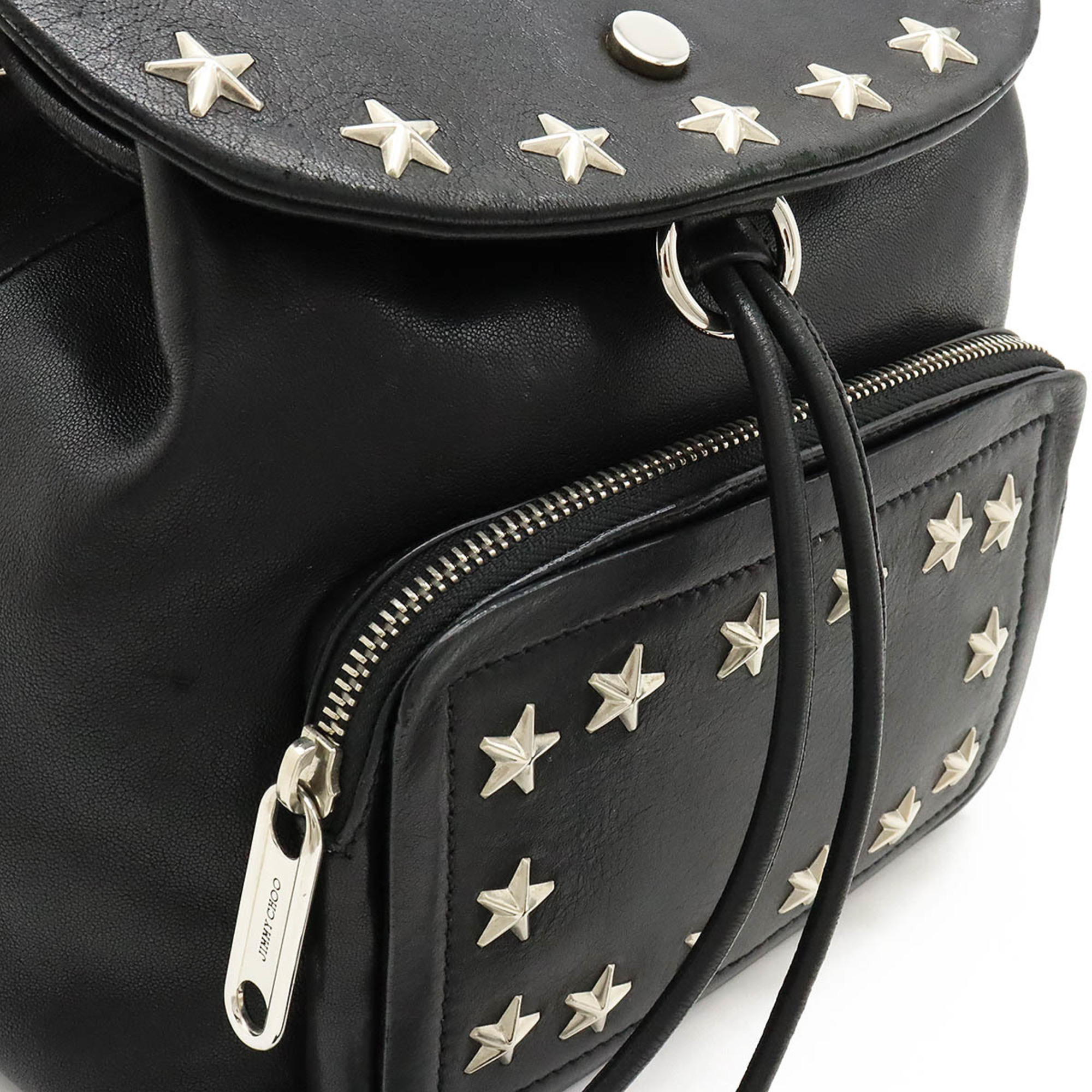 JIMMY CHOO Jimmy Choo SUKI Backpack Rucksack Studs Black