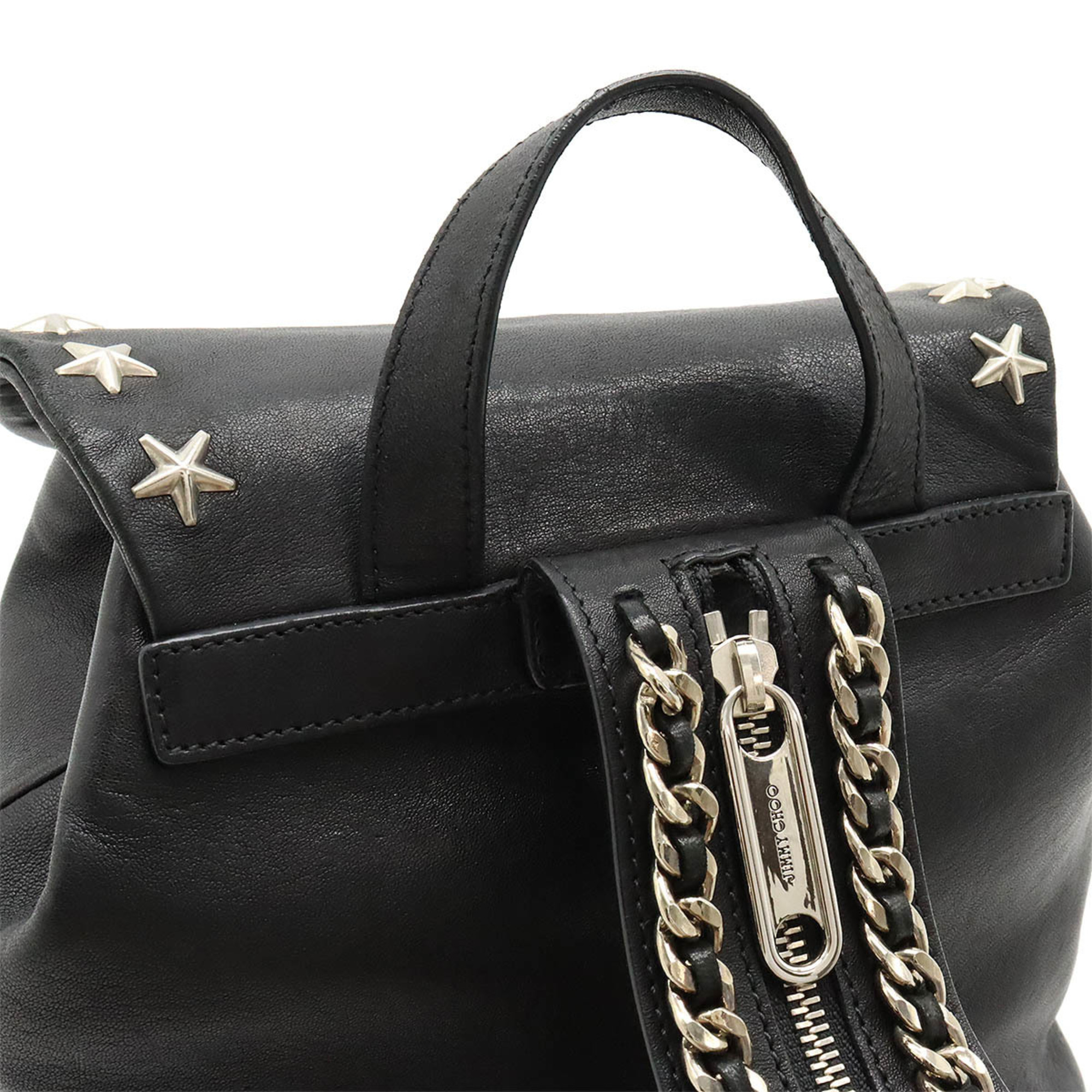 JIMMY CHOO Jimmy Choo SUKI Backpack Rucksack Studs Black