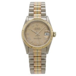 ROLEX Rolex Datejust Torridor Champagne Dial K18YG Solid Gold No. 9 Boys AT Automatic Wristwatch 68279BIC