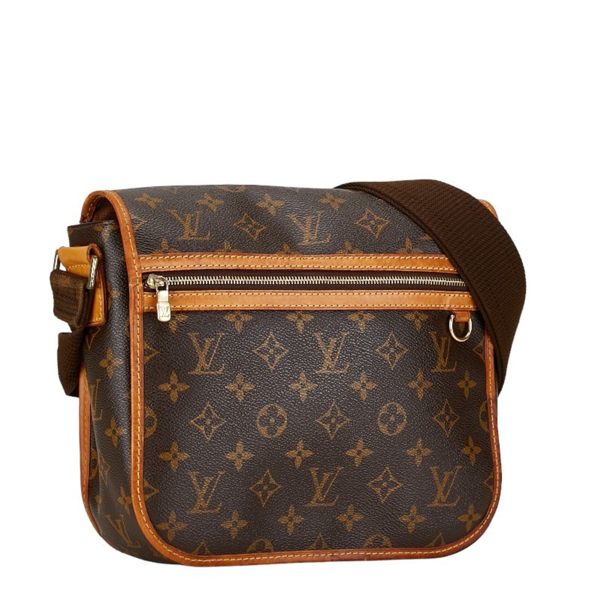 Louis Vuitton Monogram Bosphore PM Shoulder Bag M40106 Brown PVC Leather Women's LOUIS VUITTON