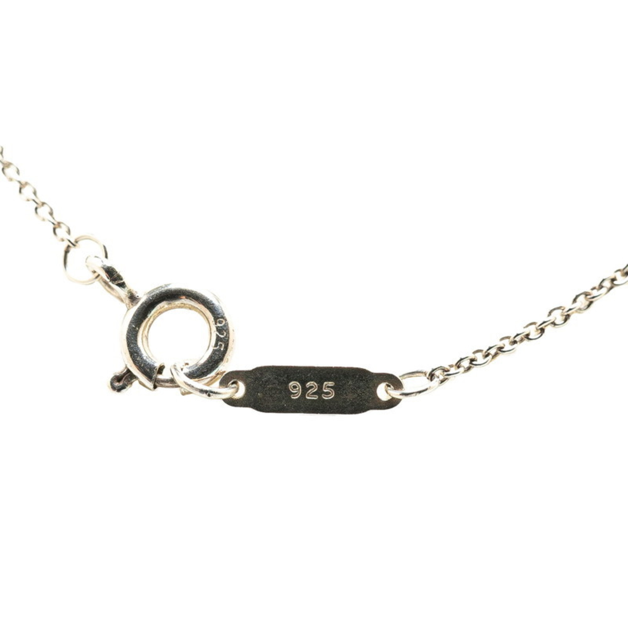 Tiffany Twist Oval Key Necklace, SV925 Silver, Women's, TIFFANY&Co.