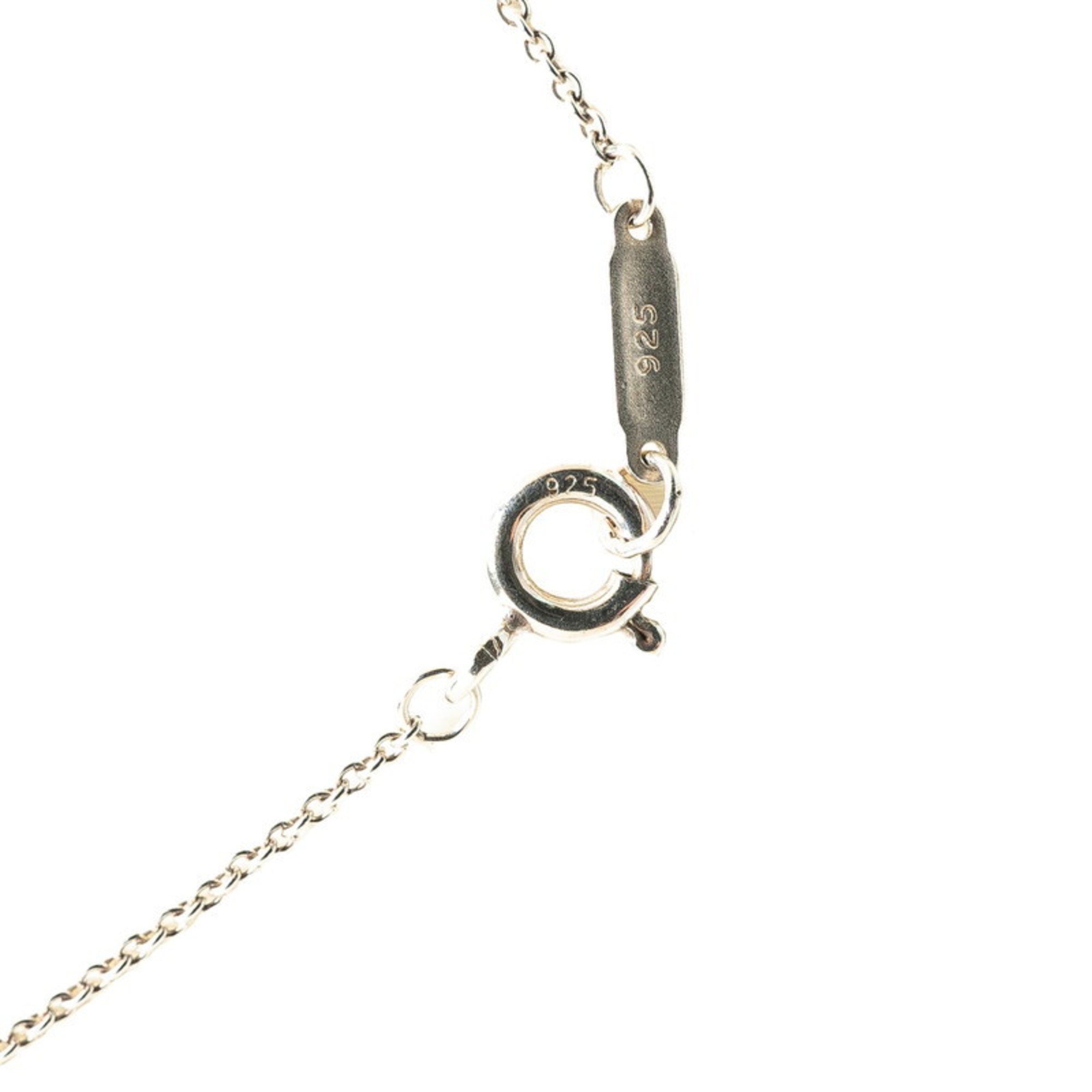 Tiffany Twist Oval Key Necklace, SV925 Silver, Women's, TIFFANY&Co.