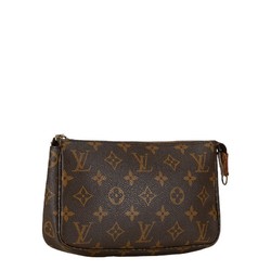 Louis Vuitton Monogram Pochette Accessoires Shoulder Bag M51980 Brown PVC Leather Women's LOUIS VUITTON