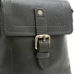 LOUIS VUITTON Louis Vuitton Utah Line Yuma Shoulder Bag Pochette Leather Basalt Dark Gray M97024