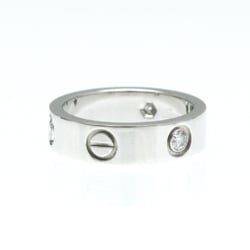 Cartier Love Love Ring White Gold (18K) Fashion Diamond Band Ring Silver