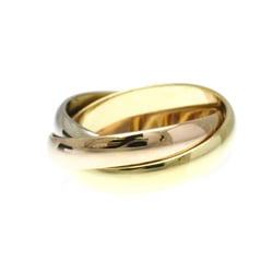 Cartier Trinity Pink Gold (18K),White Gold (18K),Yellow Gold (18K) Fashion No Stone Band Ring Gold