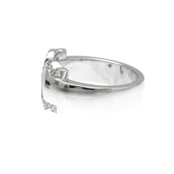 Cartier Boucle C Ring White Gold (18K) Fashion Diamond Band Ring Silver