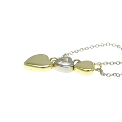 Tiffany Multi Heart Necklace White Gold (18K),Yellow Gold (18K) No Stone Women,Men Fashion Pendant Necklace (Gold,Silver)