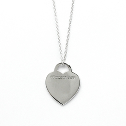 Tiffany Return To Tiffany White Gold (18K) Diamond Men,Women Fashion Pendant Necklace (Silver)