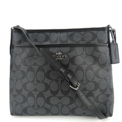 Coach Shoulder Bag F29210 Signature Leather Black Women's COACH