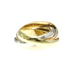 Cartier Trinity Pink Gold (18K),White Gold (18K),Yellow Gold (18K) Fashion No Stone Band Ring Gold