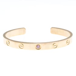 Cartier Love Bracelet Open 1P Pink Sapphire Bangle Pink Gold (18K) Sapphire Bangle Pink Gold