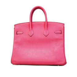 Hermes handbag Birkin 25 A stamp Swift Rose Azar Ladies