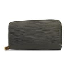 Louis Vuitton Long Wallet Epi Zippy M68755 Noir Men's Women's